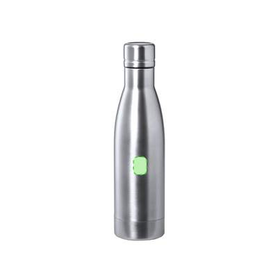 Isolierflasche Kungel, Silber: Auf der Vorderseite