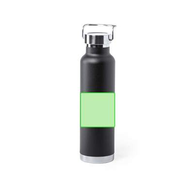 Isolierflasche Staver, Golden: Auf der Vorderseite