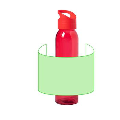 Flasche Tinof, Transparent: Rund um die Trommel