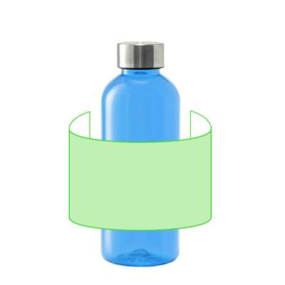 Bottle Hanicol, LIGHT GREEN: Around the drum