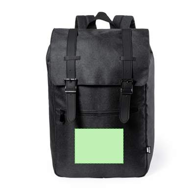 Rucksack Budley, Marineblau: Die unterste Tasche