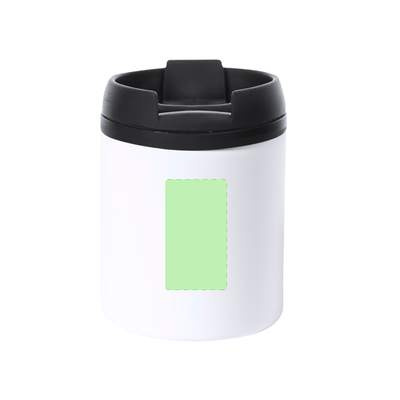 Insulated Cup Zirgul, BLACK: Focused on the body