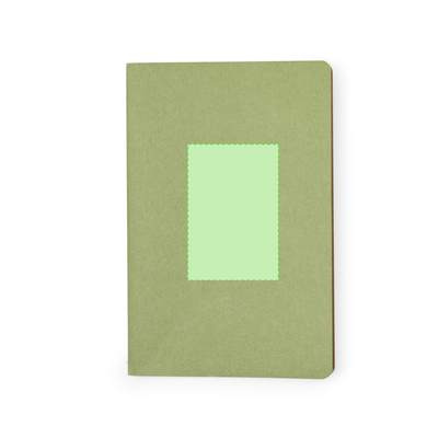 Notizbuch Rayish, Schwarz: Rückseite
