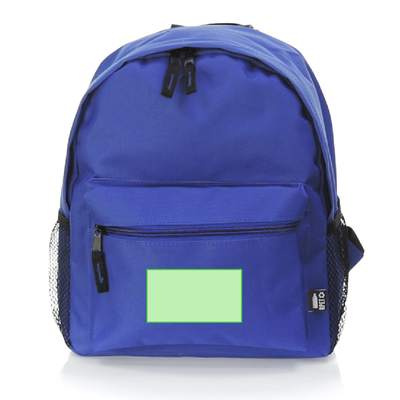 Rucksack Maggie, Rot: Zentriert auf der Tasche