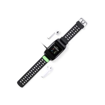 Smartwatch Pinsir, Schwarz: Am Riemen