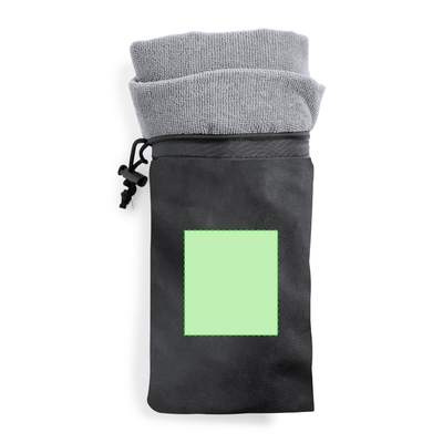 Pet Towel Yelyn, GREY: Focused on the bag