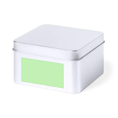 Geschenkbox Topak, Silber: Auf der seitlichen Seite 2