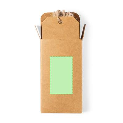 Geschenkanhänger-Set Qualix: Präsentationsbox