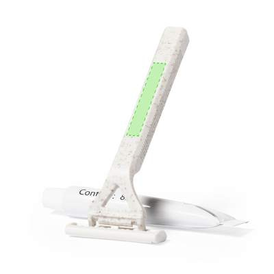 Set Shaving Kit: Mittig auf dem Griff