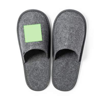 Hausschuhe Kaicel, Grau: Linker Schuh Rist