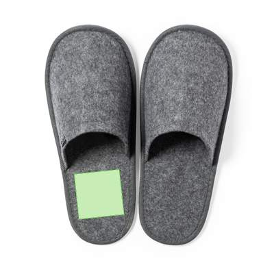 Hausschuhe Kaicel, Grau: Heel sneaker izquierda