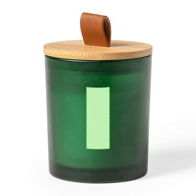 Aromatinė žvakė Lonka, Žalia: Dėmesys sutelktas į priekį