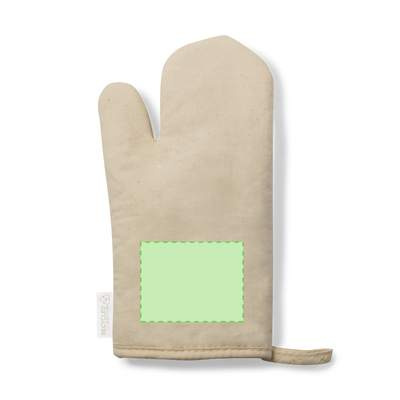 Küchenhandschuh Cafar, Natürlich: Im Bereich des Handgelenks