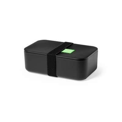 Lunch-Box Sandix, Schwarz: Auf dem Deckel