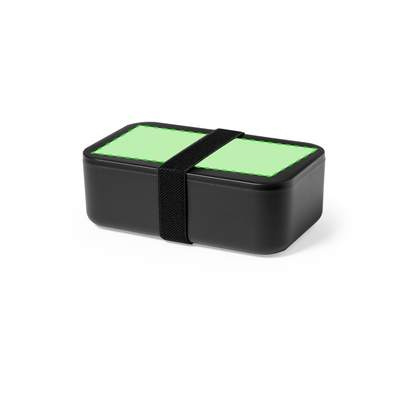 Lunch Box Sandix, GREY: Centered on lid