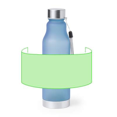 Flasche Fiodor, Transparent: Rund um die Trommel
