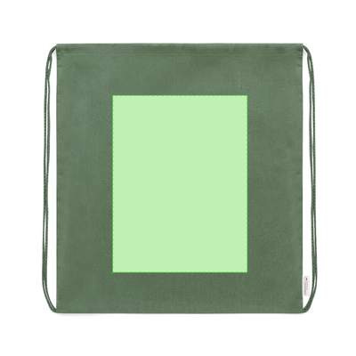 Beutel mit Kordelzug Maziu, Marineblau: Seite A