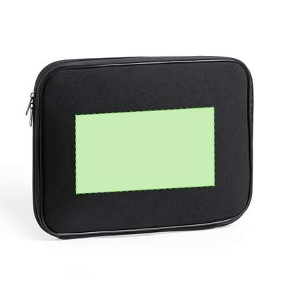 Laptoptasche Jobik, Schwarz: Abdeckung Seite B