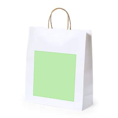 Tasche Cynthia, Weiss: Eine zentrierende Fläche