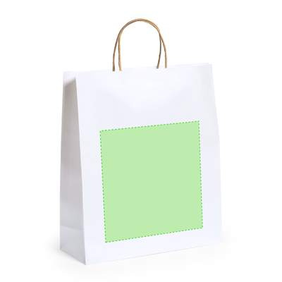 Tasche Cynthia, Weiss: Zentrierung Fläche B