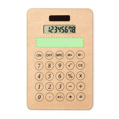 Calculator Vulcano: Under the calculator screen