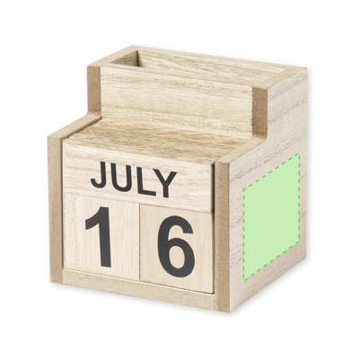 Ewiger Kalender-Stifthalter Laorek: An der Seite