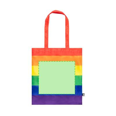 Tasche Rubiros, Regenbogen: Eine zentrierende Fläche