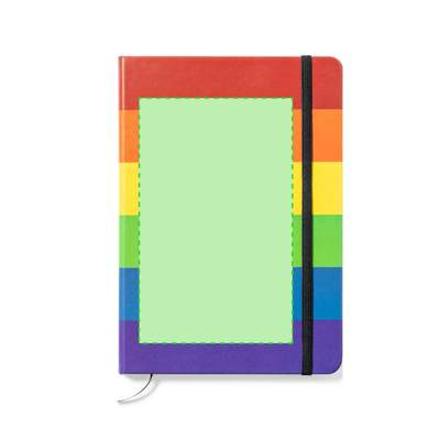 Notizblock Locomix, Regenbogen: Auf dem gesamten Cover