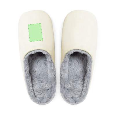 Slippers Coulter, NAVY BLUE: Left shoe instep