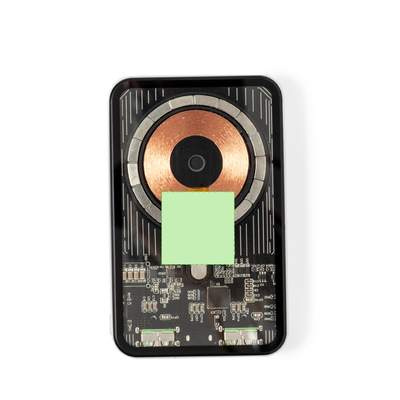 Powerbank Bramson, Weiss: Die Vorderseite