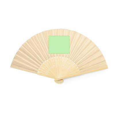 Hand Fan Claren, NATURAL: Area 2
