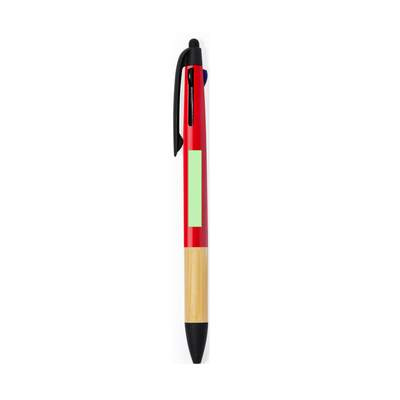 Stylus Touch Mehrfarbiger Kugelschreiber Milok, Schwarz: Bereich 1