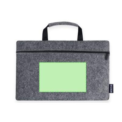Dokumententasche Rickey, Grau: Bereich 1