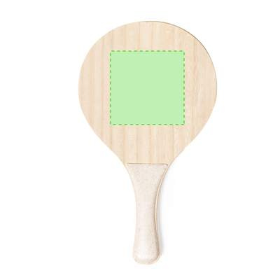 Sublimation Beach Rackets Zaxia, WHITE: Area 8