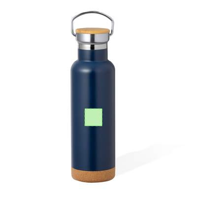 Isolierflasche Dixont, Marineblau: Bereich 2