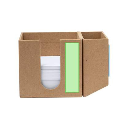 Notepad Pencil Holder Arolax, NATURAL: Area 2