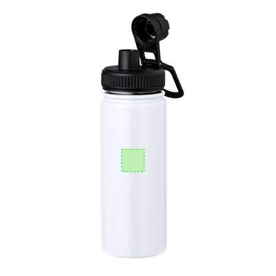 Isolierflasche Corvac, Weiss: Bereich 3