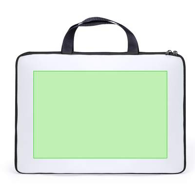 Laptoptasche mit Sublimationsdruck Lury, Weiss: Bereich 1