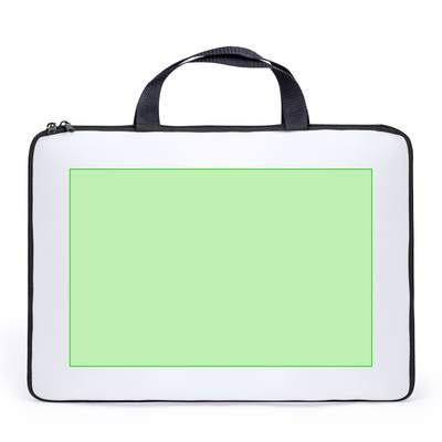 Laptoptasche mit Sublimationsdruck Lury, Weiss: Bereich 2