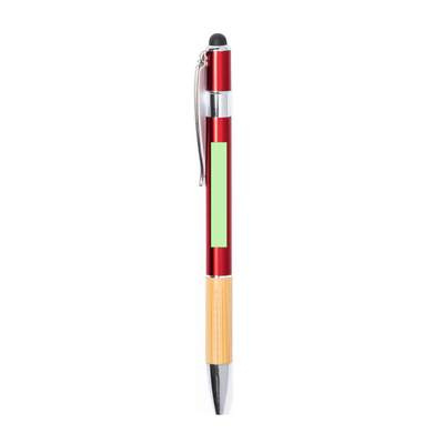 Kugelschreiber mit Touchpen Berget, Orange: Bereich 1