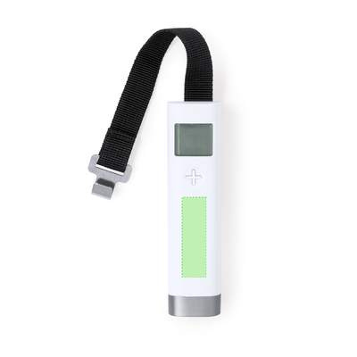 Luggage Scales Daley, WHITE: Area 1