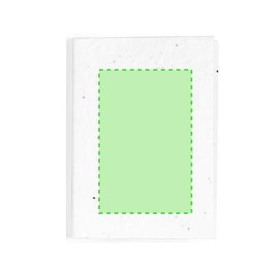 Samen-Haftnotizblock Albot, Weiss: Bereich 1