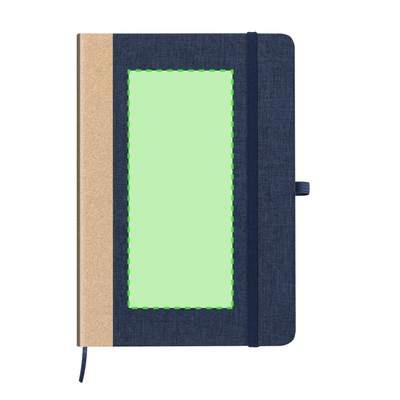 Notizblock Andrik, Marineblau: Bereich 1