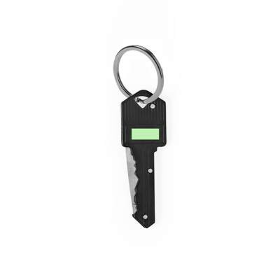 Pocket Knife Keyring Koburn, BLACK: Area 1
