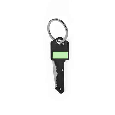 Pocket Knife Keyring Koburn, BLACK: Area 2