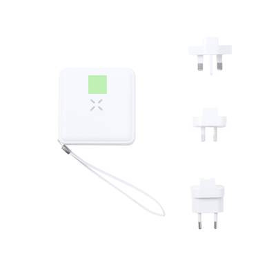 Multifunktions-Reiseadapter Joks, Weiss: Bereich 1