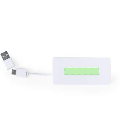 USB-концентратор Nofler RCS, Белый: Зона 2