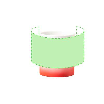 Sublimationsbecher Lanteira, Rot: Bereich 1