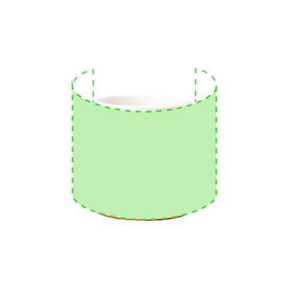 Sublimationsbecher Lanteira, Gelb: Bereich 3