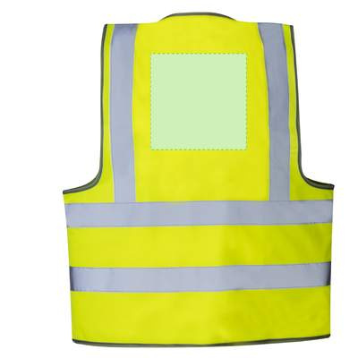 Reflektierende Weste Jestol, Gelb: Bereich 3